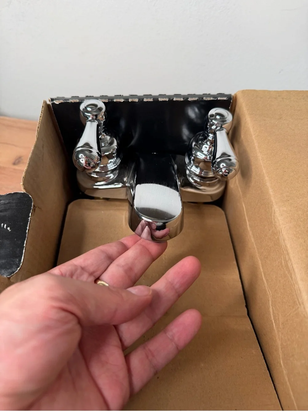Delta Chrome Two-Handle Sink Faucet - Polished Chrome Finish